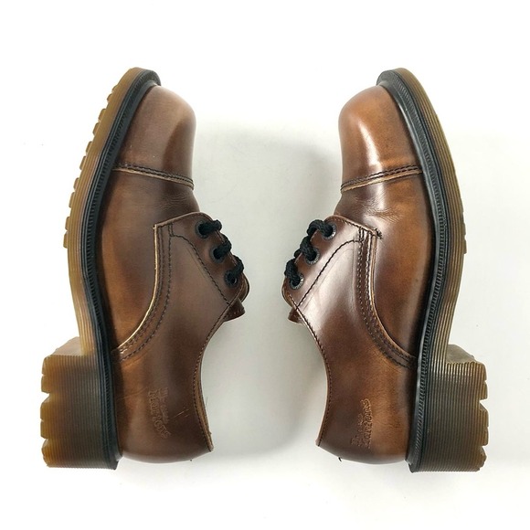 Vintage Dr Martens MIE 8309 Cap Toe Square Toe Oxfords Women’s 6 Shoes - Picture 6 of 8